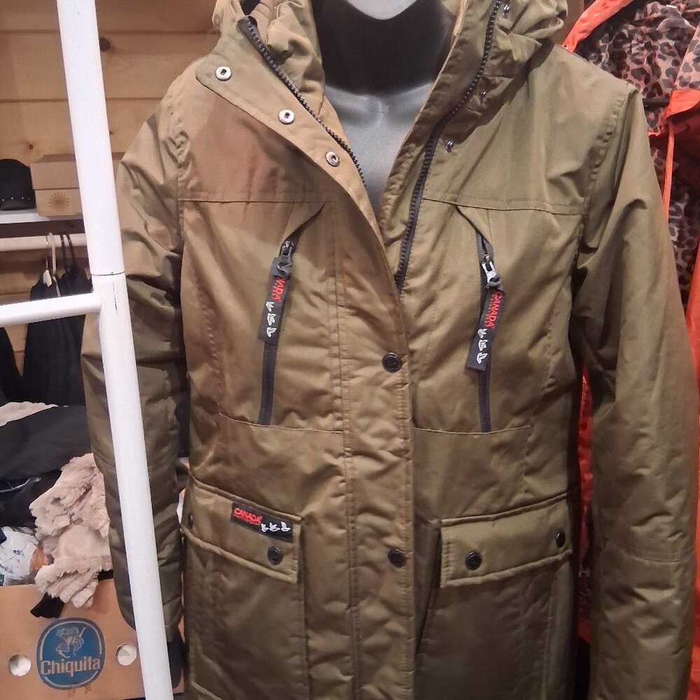 Canada Weather Gear Olive Parka..Heavy Duty